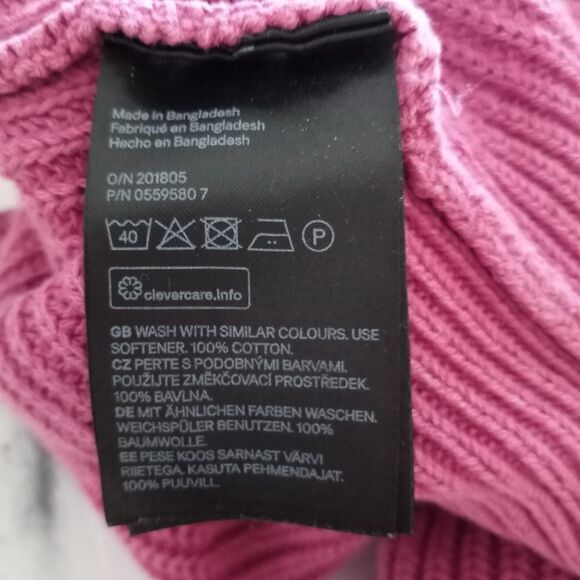 H&M PINK SWEATER SZ.XS EUC - Picture 5 of 7